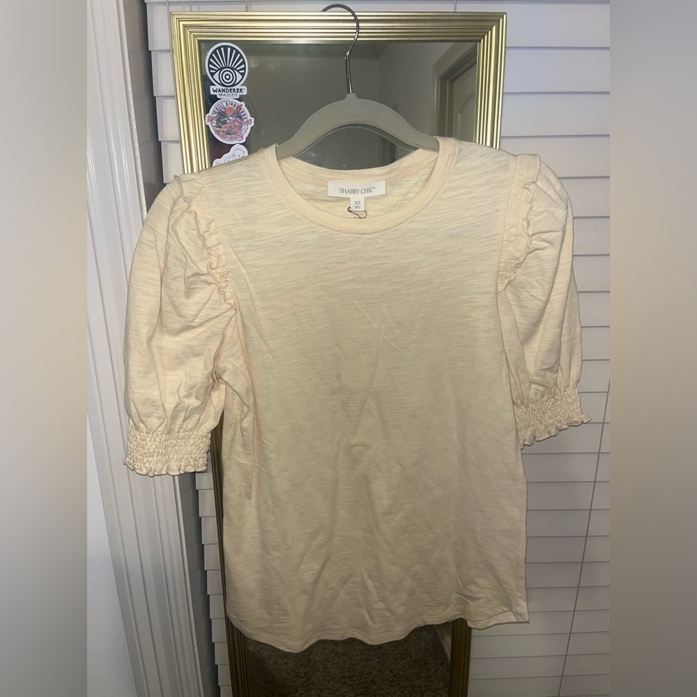 Brand:shabby chic. color:Cream size:XS